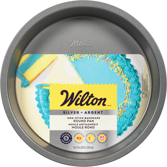 Wilton Non-Stick Bakeware Round Pan Silver 20.3 X 3.8 Cm 1 ea, $13.00/1ea