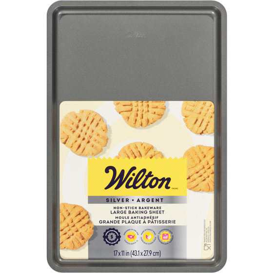 Wilton Non-Stick Bakeware Large Baking Sheet Silver 43.1 X 27.9 Cm 1 ea, $18.00/1ea