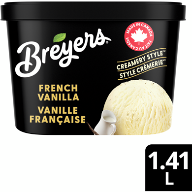 Breyers French Vanilla Ice Cream  1410 ml, $0.39/100ml