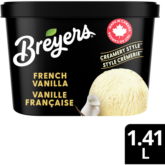 Breyers French Vanilla Ice Cream  1410 ml, $0.41/100ml