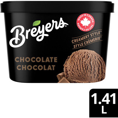 Breyers Chocolate Ice Cream  1410 ml, $0.03/100ml