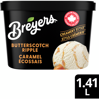 Breyers Butterscotch Ripple Light Ice Cream  1410 ml, $0.32/100ml