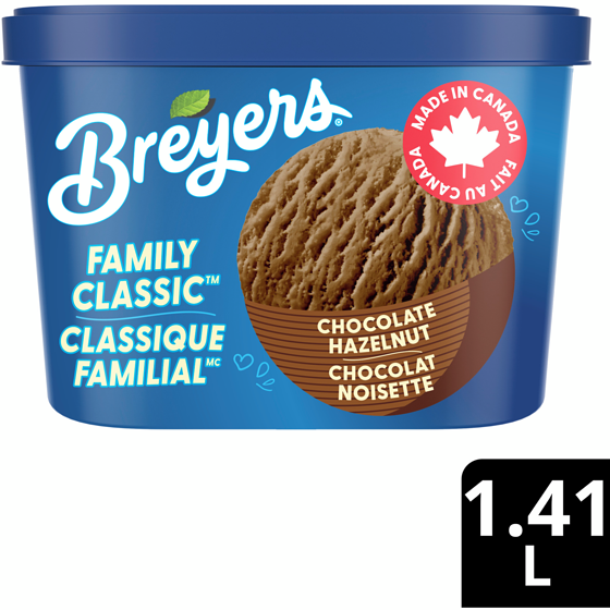 Breyers Chocolate Hazelnut Frozen Dessert  1410 ml, $0.42/100ml