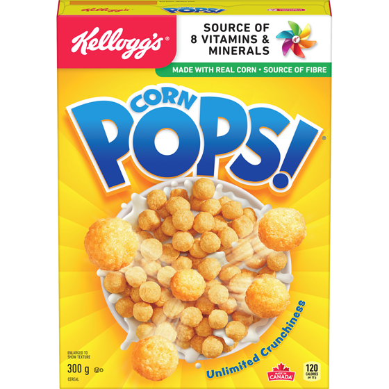 Kelloggs Corn Pops Cereal 300 g, $1.93/100g