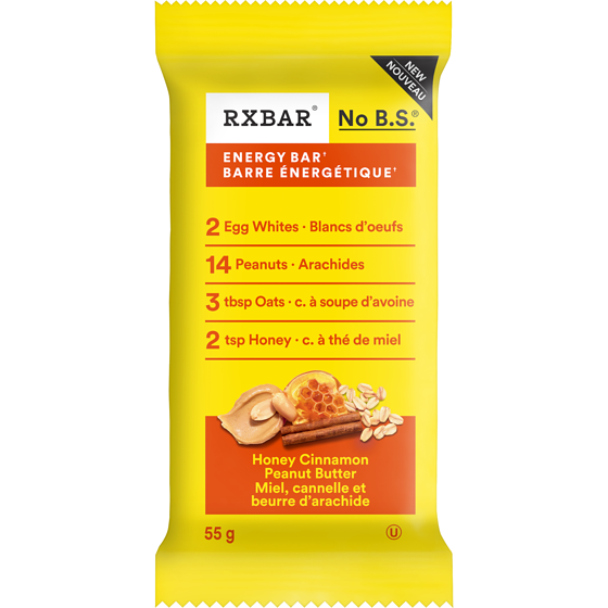 RXBar Energy Bar Honey Cinnamon Peanut Butter 55 g, $5.44/100g