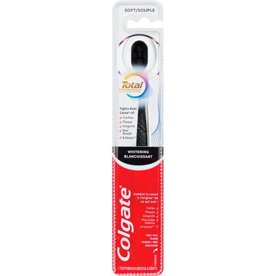 Colgate Brosse à dents Total blanchissant souple 1 ea, 6,99 $/1ch