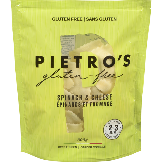 PIETRO'S Gluten-Free Pasta Spinach & Cheese 300 g, $3.83/100g