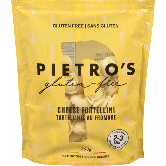 PIETRO'S Gluten-Free Pasta Cheese Tortellini 300 g, $4.16/100g