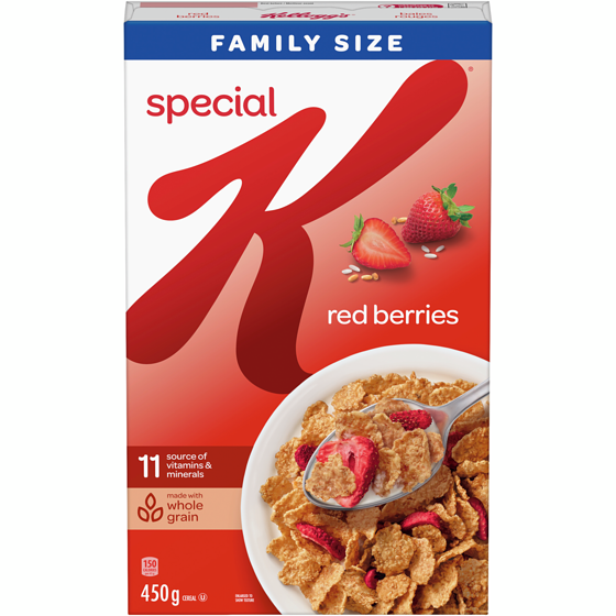 Kelloggs Special K Cereal Red Berries Family Size 450 g, $1.33/100g