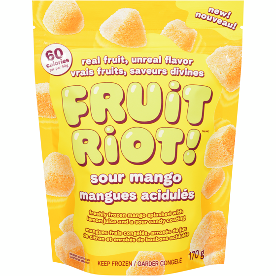 FRUIT RIOT! Sour Candy Mango 170 g, $4.71/100g