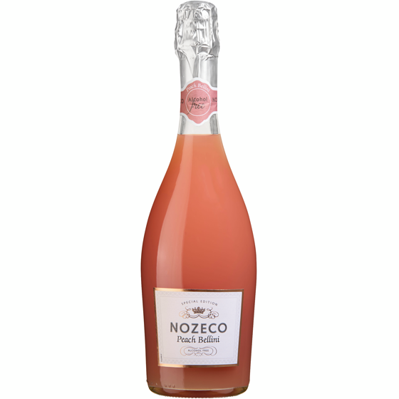 Nozeco Aromatised Drink Based On Dealcoholized Wine Peach Bellini Special Edition 750 ml, $1.73/100ml