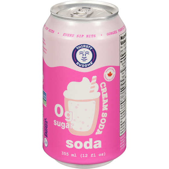 Thirsty Buddha Soda Cream Soda 355 ml, $0.70/100ml