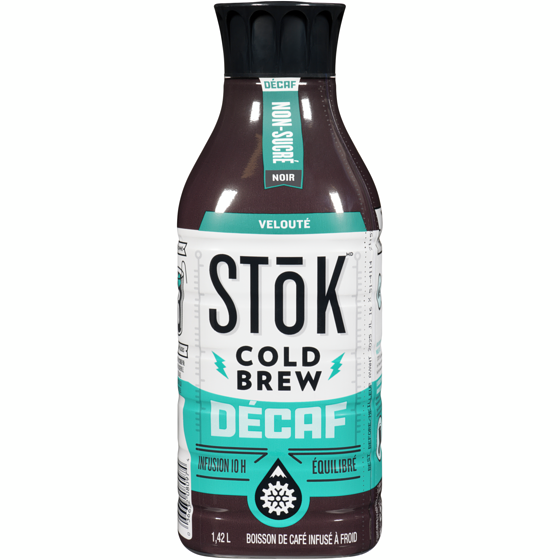 SToK Café décaféiné infusé à froid, noir, non sucre 1.42 l, 0,56 $/100ml