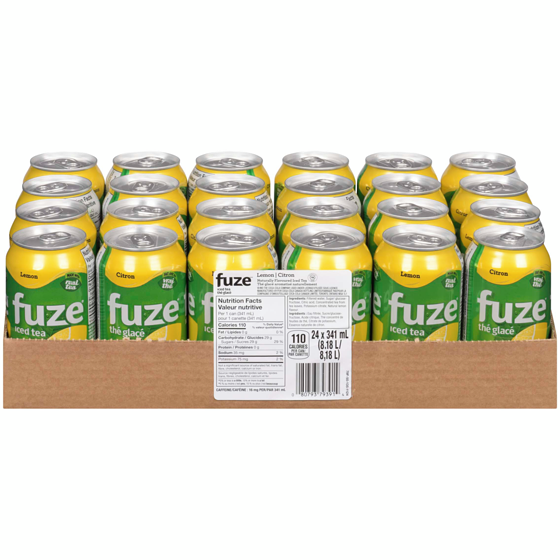 Fuze Lemon Iced Tea Cans 24x341.0 ml, $0.17/100ml