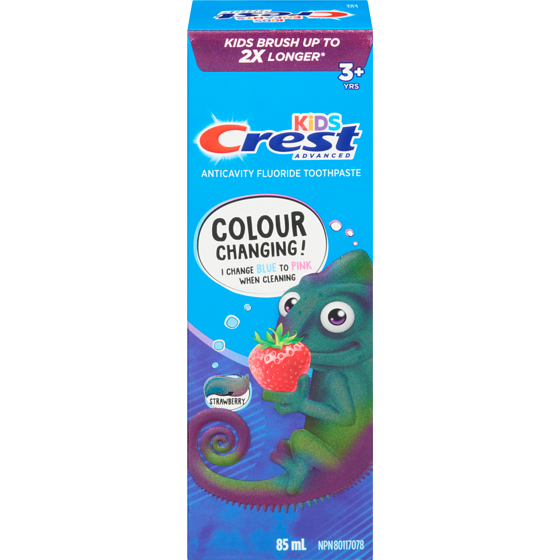 Crest Kids Toothpaste, Colour Changing 85 ml, $8.22/100ml