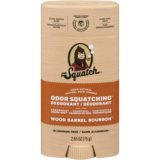 DR.Squatch Deodorant Wood Barrel Bourbon 75 g, $22.65/100g