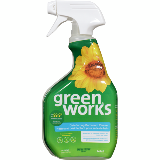 Greenworks Green Works Disinfecting Bathroom Cleaner 946 ml, $0.63/100ml