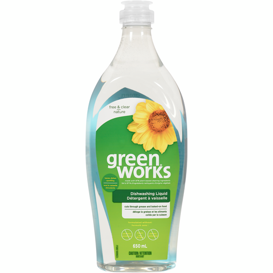 Greenworks Green Works Dishwashing Liquid 650 ml, $0.92/100ml