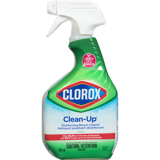 Clorox Clean-Up Disinfecting Bleach Cleaner Original 946 ml, $0.69/100ml