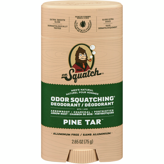 DR.Squatch Deodorant Pine Tar 75 g, $22.65/100g