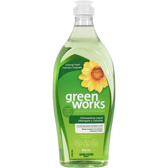 Greenworks Green Works Dishwashing Liquid 650 ml, $0.92/100ml