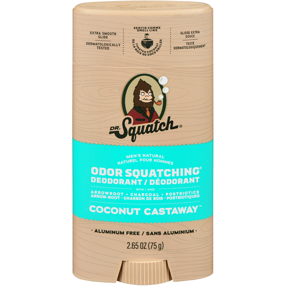DR.Squatch Deodorant Coconut Castaway 75 g, $22.65/100g