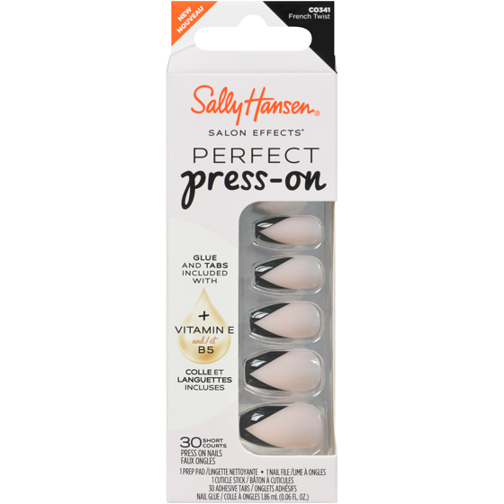 Sally Hansen Salon Effects Press On Nails Co341 French Twist Short 1 ea, $12.99/1ea