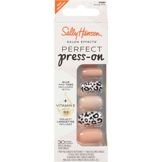 Sally Hansen Salon Effects Press On Nails Co361 Going Wild Short 1 ea, $12.99/1ea