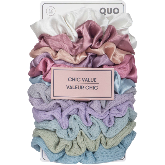 Quo Beauty Scrunchie Set 12-pack 12 ea, $0.67/1ea