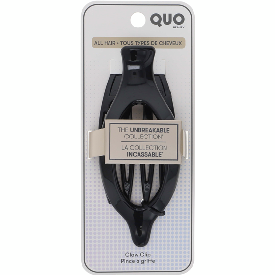 Quo Beauty Unbreakable Claw Clip Medium Flat Black  1 ea, $8.79/1ea