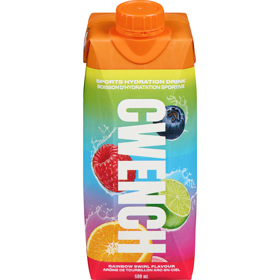 CWENCH Sports Hydration Drink Rainbow Swirl Flavour 500 ml, $0.90/100ml