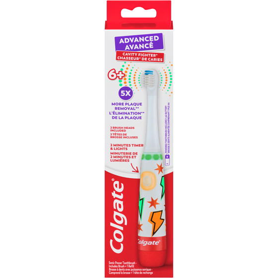 Colgate Sonic Power Toothbrush Advanced 6+ 1 ea, $18.99/1ea