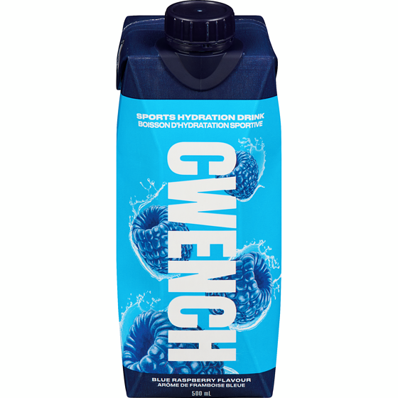 CWENCH Sports Hydration Drink Blue Raspberry Flavour 500 ml, $0.90/100ml