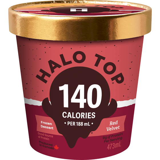 Halo Top Frozen Dessert Red Velvet 473 ml, $1.06/100ml