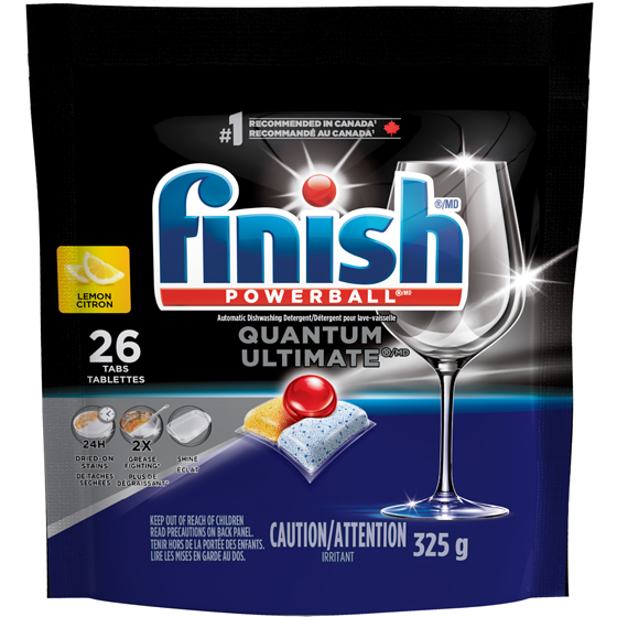 Finish Quantum Ultimate™Dishwasher Detergent Pods, Lemon 26 ea, $0.62/1ea