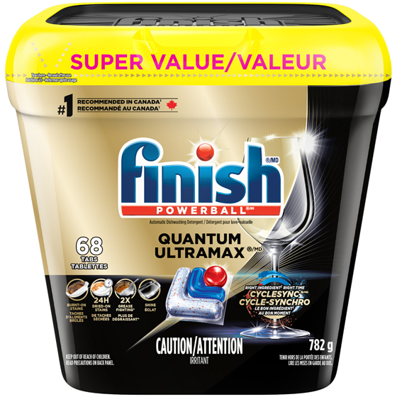 Finish Quantum UltraMAX Automatic Dishwasher Detergent, Fresh 68 ea, $0.53/1ea