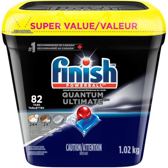 Finish Quantum Ultimate Dishwasher Detergent Pods 82 ea, $0.44/1ea