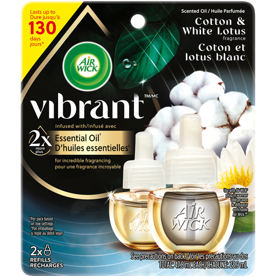 Air Wick Scented Oil - Refill - Vibrant™ Cotton & White Lotus 23.9 ml, $33.31/100ml