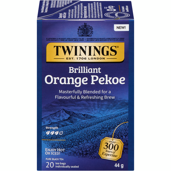 Twinings Brilliant Orange Pekoe Tea 20 ea, $0.35/1ea