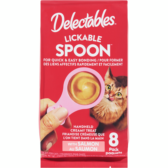 Hartz Lickable Spoon Cat Treat with Salmon 80 g, $9.36/100g