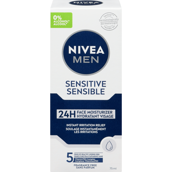 Nivea 24h Face Moisturizer Sensitive 75 ml, $15.99/100ml