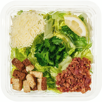 null Premium Caesar Salad, Small 124 g, $4.03/100g