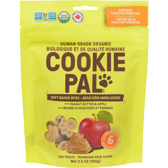 Cookie Pal Dog Treats Soft Baked Bites With Peanut Butter & Apple 100 g, $2.79/100g
