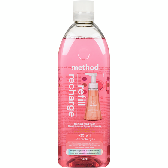 Method Foaming Hand Wash Refill Pink Grapefruit 828 ml, $1.33/100ml