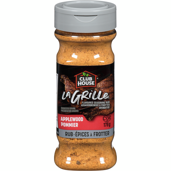 Club House La Grille Applewood Flavoured Seasoning Rub 178 g, $2.81/100g