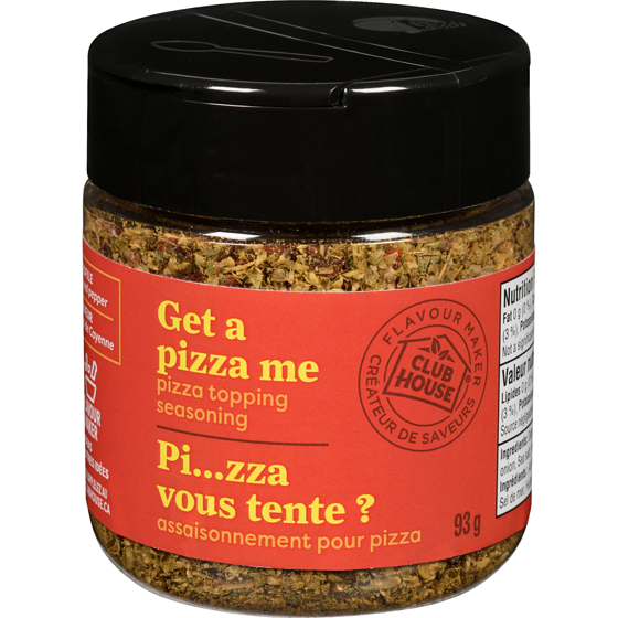 Club House Flavour Maker Pizza Topping Seasoning 93 g, $7.52/100g