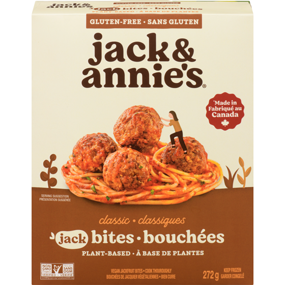 JACK & ANNIE'S Vegan Jackfruit Bites Classic 272 g, $2.94/100g