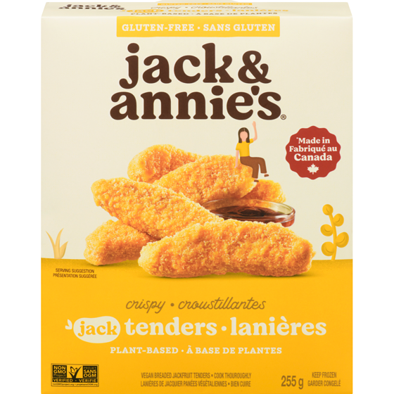 JACK & ANNIE'S Vegan Breaded Jackfruit Tenders Crispy 255 g, $3.13/100g