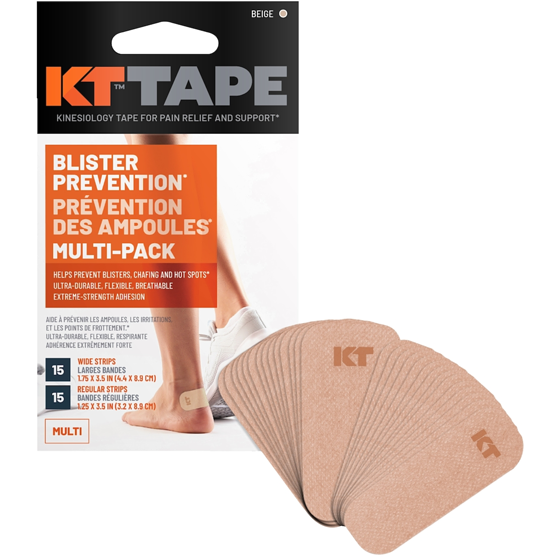 KT Tape Pack multiple pour la prévention des ampoules 30 ea, 0,53 $/1ch