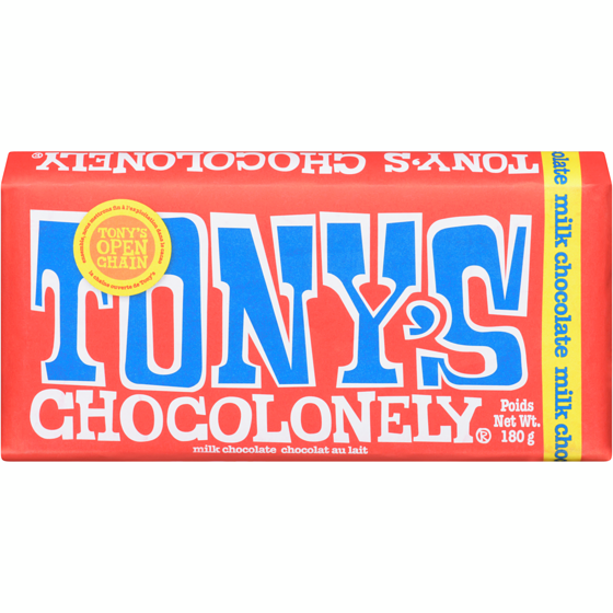 Tony's Chocolonely Milk Chocolate 180 g, $4.72/100g